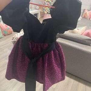 MAMA LUMA DRESS WITH PUFF SLEEVE AND BOW